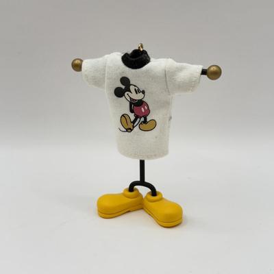 LOT 89B: Disney Mickey Mouse Club Ornaments, 2007 Hallmark Mickey Mouse T-Shirt Ornament & Cherished Teddies "Jeri" Figurine
