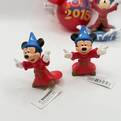LOT 93B: Disney Fantasia Sorcerer Mickey Collection - Ornaments, Snowglobe, Toys