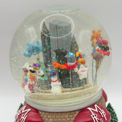 LOT 96A: Musical Snowglobes - Disney USA "Yankee Doodle" & 2000 Macy's Thanksgiving Day Parade