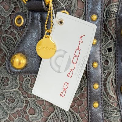 LOT 101AL: Big Buddha Lace Stud Handbag