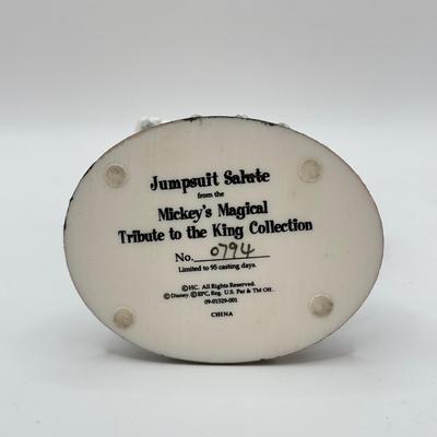 LOT 102B: Walt Disney Classics Mickey's Birthday Party "Happy Birthday!" Porcelain Sculpture & Hamilton "Jumpsuit...