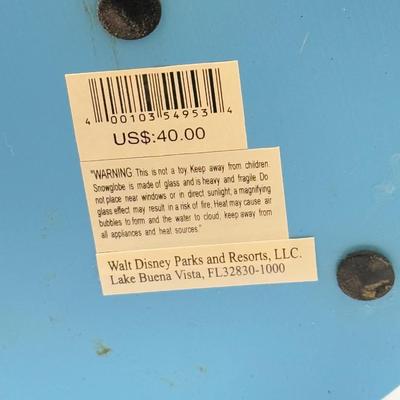LOT 104B: Vintage Walt Disney World 30th Anniversary Mickey & Friends Cinderella Castle Snowglobe, Walt Disney 75th Anniversary...