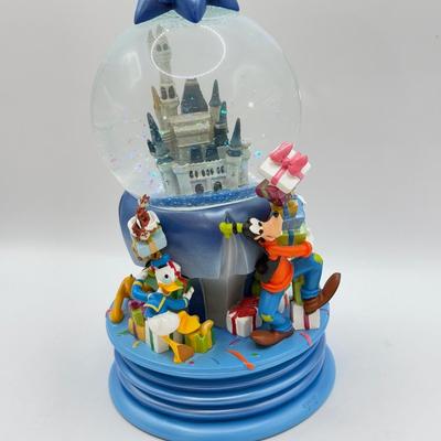 LOT 104B: Vintage Walt Disney World 30th Anniversary Mickey & Friends Cinderella Castle Snowglobe, Walt Disney 75th Anniversary...