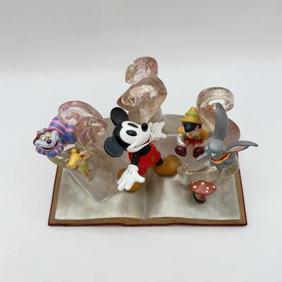 LOT 104B: Vintage Walt Disney World 30th Anniversary Mickey & Friends Cinderella Castle Snowglobe, Walt Disney 75th Anniversary...