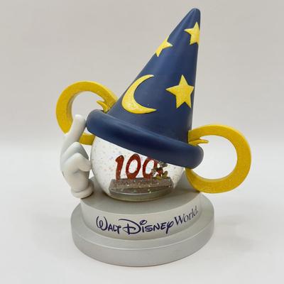 LOT 104B: Vintage Walt Disney World 30th Anniversary Mickey & Friends Cinderella Castle Snowglobe, Walt Disney 75th Anniversary...