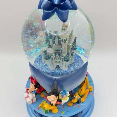 LOT 104B: Vintage Walt Disney World 30th Anniversary Mickey & Friends Cinderella Castle Snowglobe, Walt Disney 75th Anniversary...