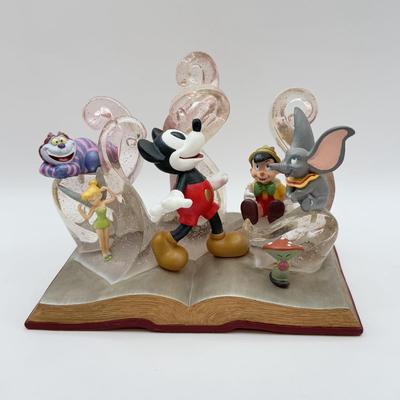 LOT 104B: Vintage Walt Disney World 30th Anniversary Mickey & Friends Cinderella Castle Snowglobe, Walt Disney 75th Anniversary...