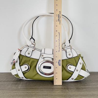 LOT 105A: Kate Spade New York Green & White Handbag