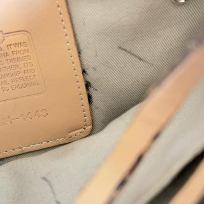 LOT 106A: Coach Leather and Canvas Medium Tote Handbag