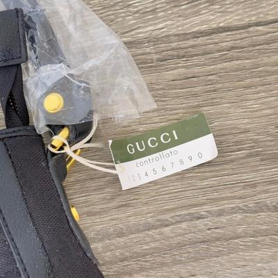 LOT 111A: Gucci Controllato Black Shoulder Bag w/ Tag