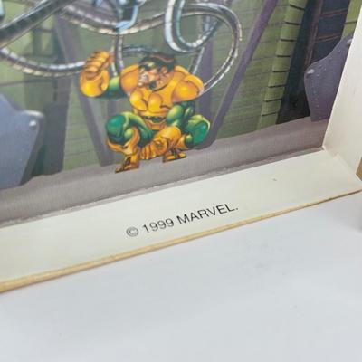 LOT 113J: 1999 Universal Studios Islands of Adventure Marvel Super Hero Island Spider-man Coin Medallion in Original Box