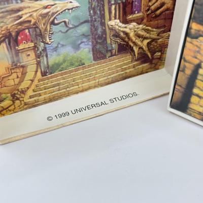 LOT 114J: 1999 Universal Studios Islands of Adventure The Lost Continent Dragon Coin Medallion in Original Box