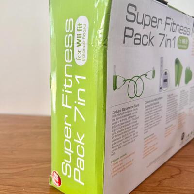 LOT 141B: Unopened Nintendo Super Fitness Pack for Wii Fit & Aerobic Step for Wii Fit
