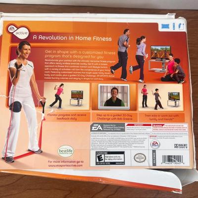 LOT 142B: Wii Fit Accessories: Dumbbells, EA Sports Active Personal Trainer & Your Shape Featuring Jenny McCarthy