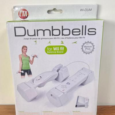 LOT 142B: Wii Fit Accessories: Dumbbells, EA Sports Active Personal Trainer & Your Shape Featuring Jenny McCarthy