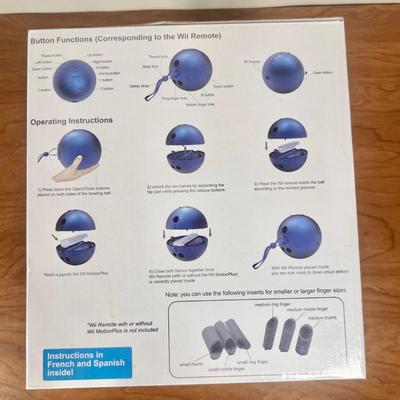 LOT 144B: Wii Sports Accessories: Bowling Ball, Nerf Sports & More