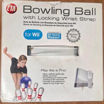 LOT 144B: Wii Sports Accessories: Bowling Ball, Nerf Sports & More