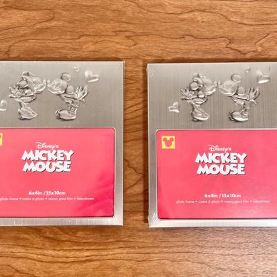 LOT 146B: Disney Collectibles: 1983 Art of Disney Table Book, Candle Holder, Photo Frames & Epcot Note Holder