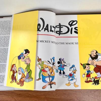 LOT 146B: Disney Collectibles: 1983 Art of Disney Table Book, Candle Holder, Photo Frames & Epcot Note Holder