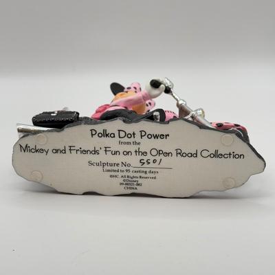 LOT 161B: Disney Hamilton Mickey & Friends Fun on the Open Road Collection Motorcycle Sculptures - Mickey “Leader of the Pack” 14801,...