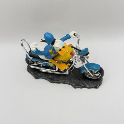 LOT 161B: Disney Hamilton Mickey & Friends Fun on the Open Road Collection Motorcycle Sculptures - Mickey “Leader of the Pack” 14801,...