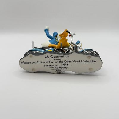 LOT 161B: Disney Hamilton Mickey & Friends Fun on the Open Road Collection Motorcycle Sculptures - Mickey “Leader of the Pack” 14801,...