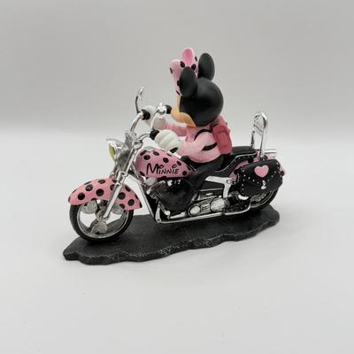 LOT 161B: Disney Hamilton Mickey & Friends Fun on the Open Road Collection Motorcycle Sculptures - Mickey “Leader of the Pack” 14801,...