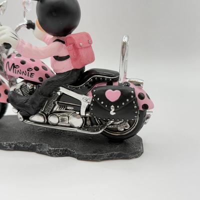 LOT 161B: Disney Hamilton Mickey & Friends Fun on the Open Road Collection Motorcycle Sculptures - Mickey “Leader of the Pack” 14801,...