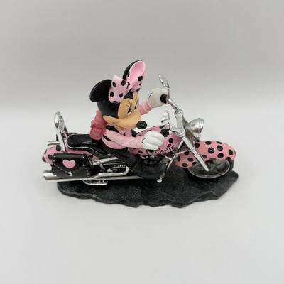 LOT 161B: Disney Hamilton Mickey & Friends Fun on the Open Road Collection Motorcycle Sculptures - Mickey “Leader of the Pack” 14801,...