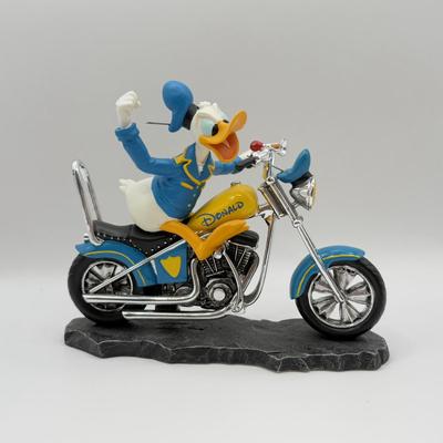 LOT 161B: Disney Hamilton Mickey & Friends Fun on the Open Road Collection Motorcycle Sculptures - Mickey “Leader of the Pack” 14801,...