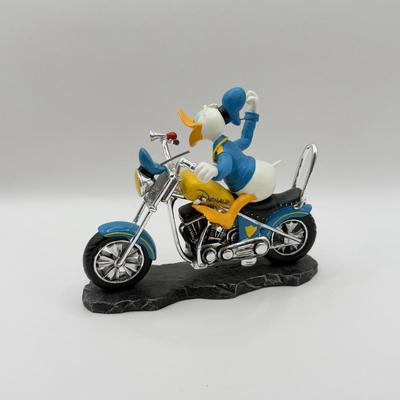 LOT 161B: Disney Hamilton Mickey & Friends Fun on the Open Road Collection Motorcycle Sculptures - Mickey “Leader of the Pack” 14801,...
