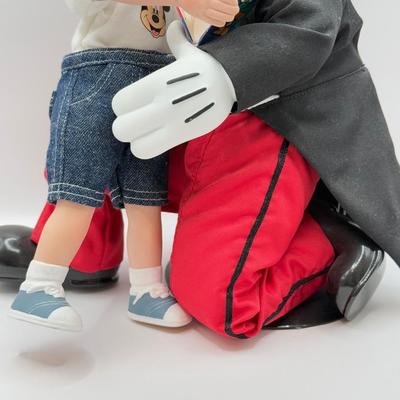 LOT 162B: Vintage Disney “A Hug for Mickey” Ashton Drake Galleries Porcelain Doll Set