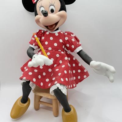 LOT 163B: Vintage Disney Minnie Mouse w/ Child Ashton Drake Galleries Porcelain Doll Set