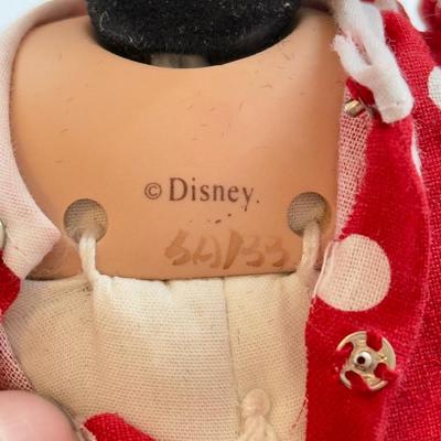 LOT 163B: Vintage Disney Minnie Mouse w/ Child Ashton Drake Galleries Porcelain Doll Set