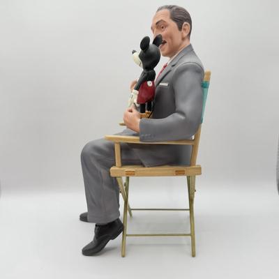 LOT 164B: Walt Disney Classic Collection Walt / Mickey “…It Was All Started by a Mouse” Porcelain Sculpture