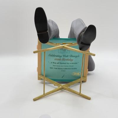 LOT 164B: Walt Disney Classic Collection Walt / Mickey “…It Was All Started by a Mouse” Porcelain Sculpture