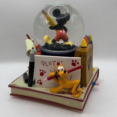 LOT 165B: Disney “Mickey Mouse March” Sketches Musical Snowglobe