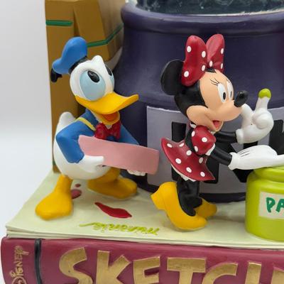LOT 165B: Disney “Mickey Mouse March” Sketches Musical Snowglobe