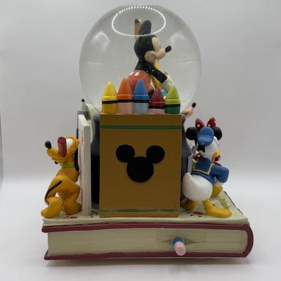 LOT 165B: Disney “Mickey Mouse March” Sketches Musical Snowglobe