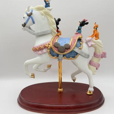 LOT 166B: 2004 Disney Lenox Animated Classics Mickey & Friends Carousel Horse