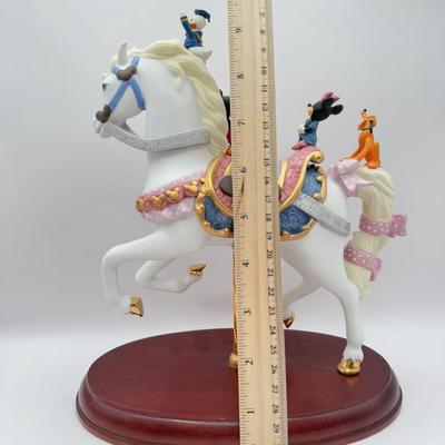 LOT 166B: 2004 Disney Lenox Animated Classics Mickey & Friends Carousel Horse