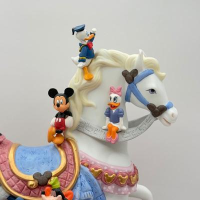 LOT 166B: 2004 Disney Lenox Animated Classics Mickey & Friends Carousel Horse