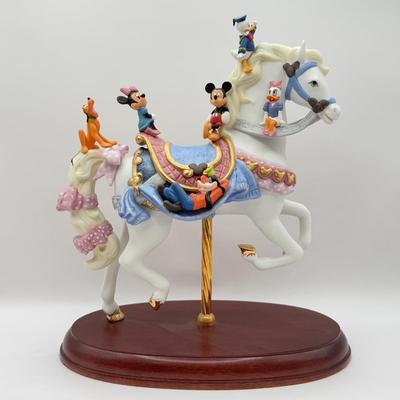 LOT 166B: 2004 Disney Lenox Animated Classics Mickey & Friends Carousel Horse