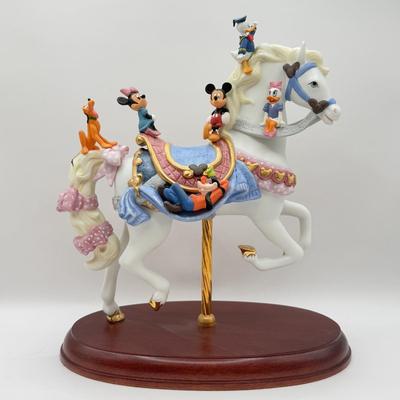LOT 166B: 2004 Disney Lenox Animated Classics Mickey & Friends Carousel Horse
