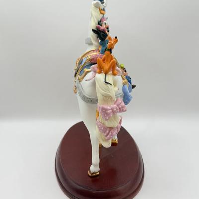 LOT 166B: 2004 Disney Lenox Animated Classics Mickey & Friends Carousel Horse