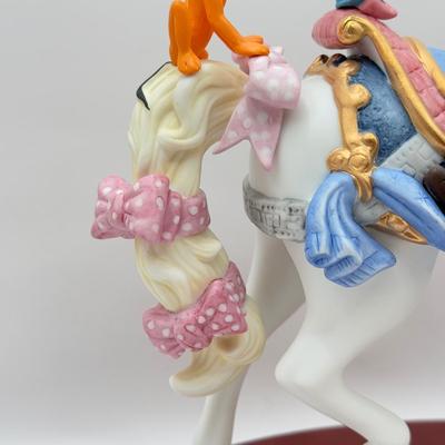 LOT 166B: 2004 Disney Lenox Animated Classics Mickey & Friends Carousel Horse