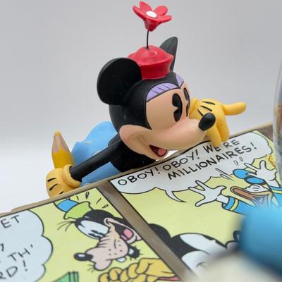 LOT 168B: Disney Mickey & Friends Comic Strip “Mickey Mouse March” Musical Snowglobe