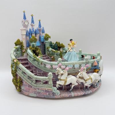 LOT 169B: Disney Cinderella & Prince Charming “So This Is Love” Musical Castle