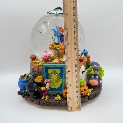 LOT 171B: Disney Winnie the Pooh Halloween “The Wonderful Thing About Tiggers” Musical Snow Globe
