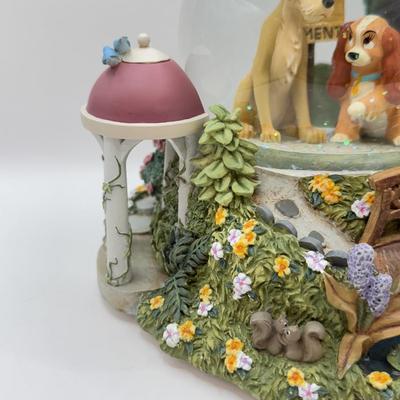 LOT 172B: Disney Lady & the Tramp “Bella Notte” Musical Snow Globe